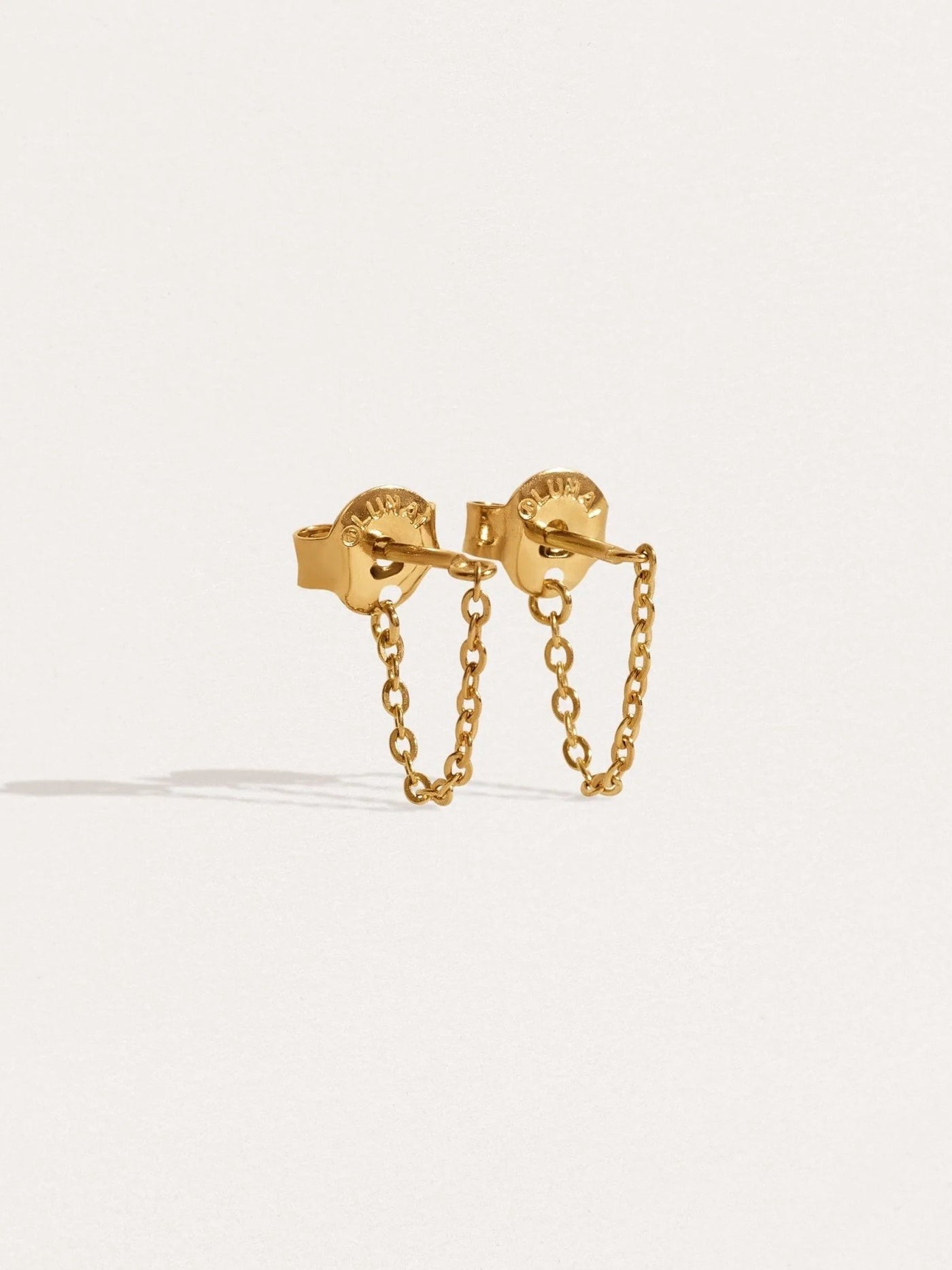 Taylor Chain Earrings - 24K Gold PlatedBackUpItemsButterfly EarringsLunai Jewelry