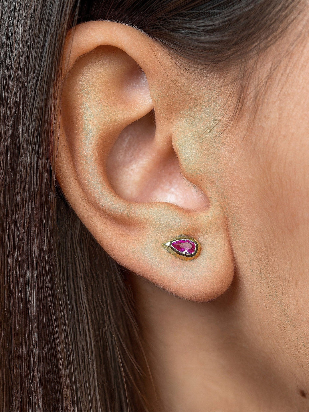 Tery Pink Tourmaline Stud Earrings - Pink Tourmalinecitrine earringscool earringsLunai Jewelry