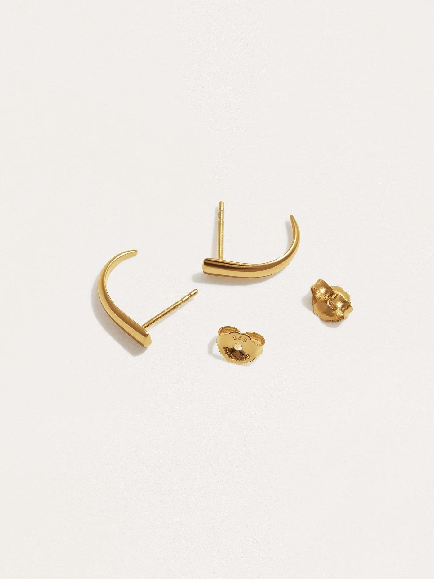 Tusk Stud Earring - 24K Gold PlatedBackUpItemsBridesmaid GiftLunai Jewelry