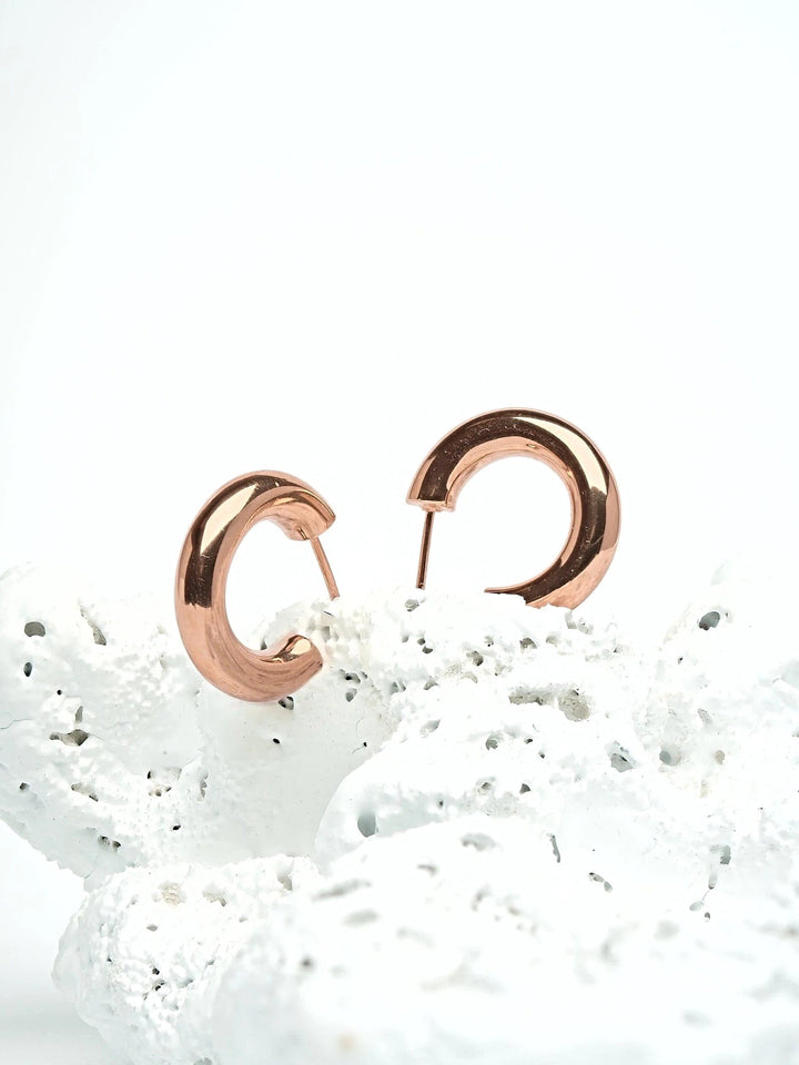 Vero Hoop Earrings - 24K Gold PlatedBackUpItemsBest Friend GiftLunai Jewelry