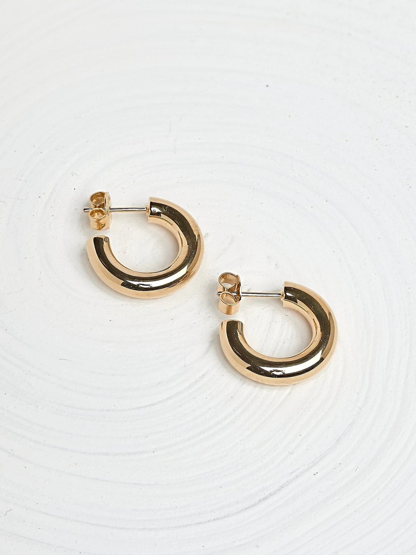 Vero Hoop Earrings - 24K Gold PlatedBackUpItemsBest Friend GiftLunai Jewelry