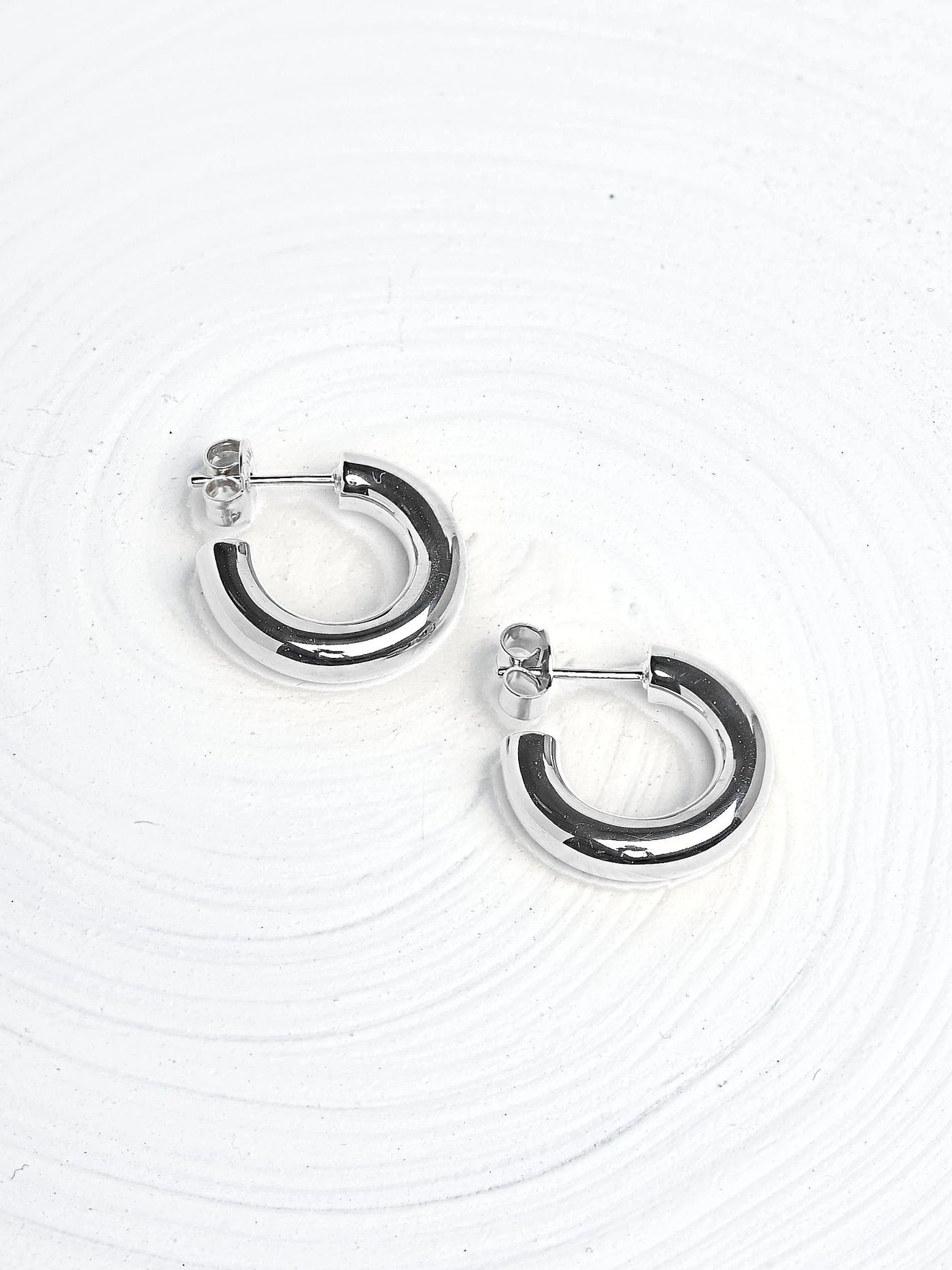 Vero Hoop Earrings - 925 Sterling SilverBackUpItemsBest Friend GiftLunai Jewelry