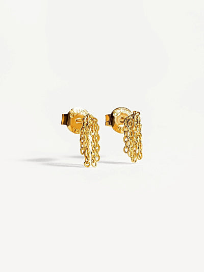 Vidia Tassel Earrings - 24K Gold PlatedankorBackUpItemsLunai Jewelry