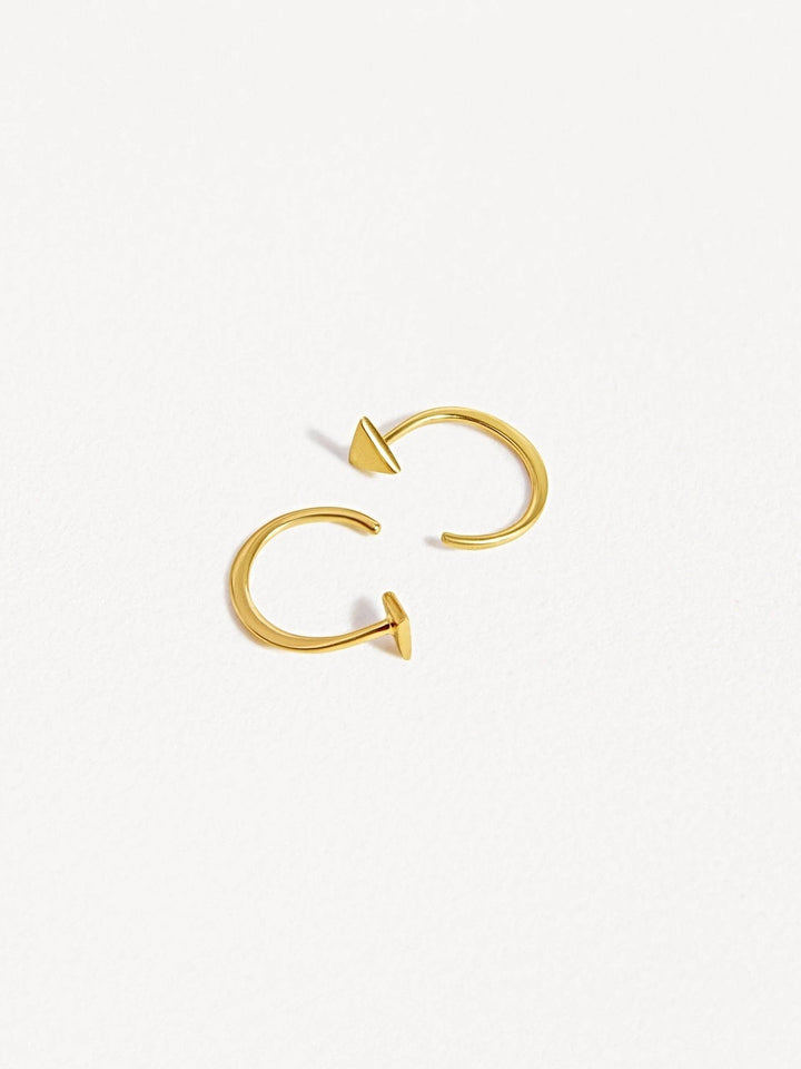 Vittoria Huggie Earrings - 24K Gold PlatedBackUpItemsBlack Friday JewelryLunai Jewelry