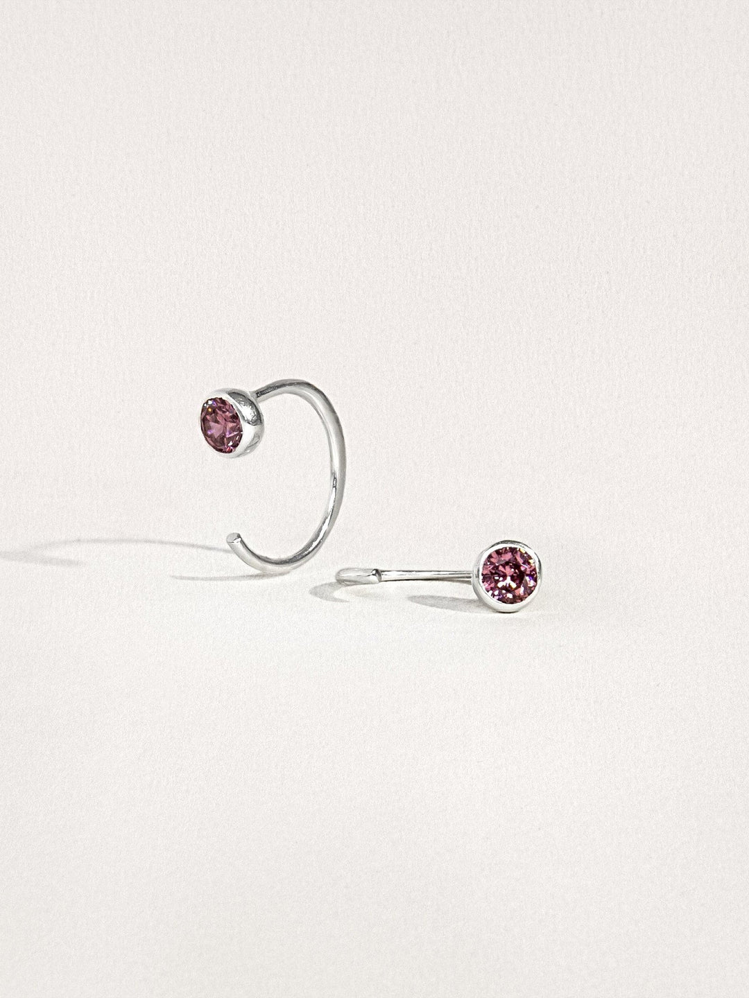 Vivra Hoop Earrings - 925 Sterling SilverBackUpItemsBirthstone EarringsLunai Jewelry